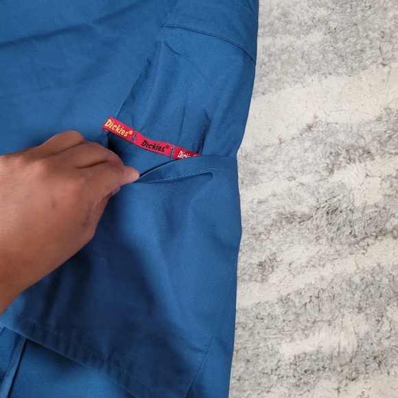 Dickies Women's Blue Scrub Top - Picture 7 of 10